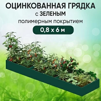 Грядка зеленая (0,8 х 6)