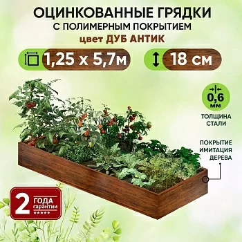 Грядка Дуб Антик (1,25 х 5,7)